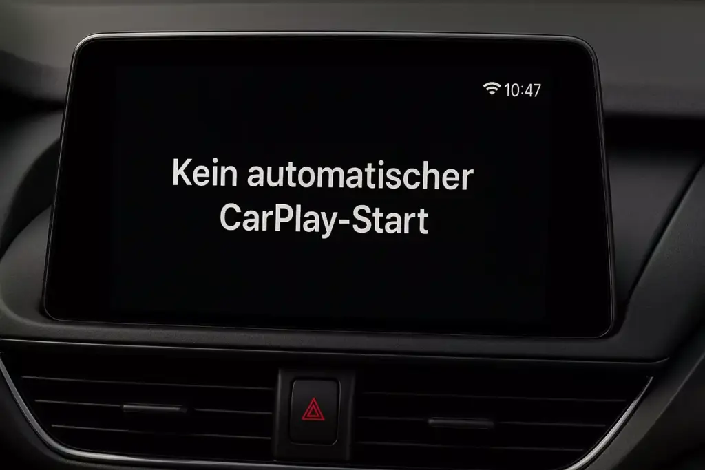 Auto-Display ohne automatischen CarPlay-Start