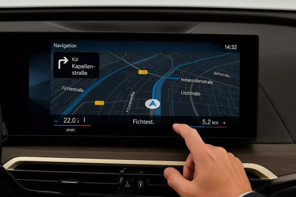 BMW iDrive 8 Navigation