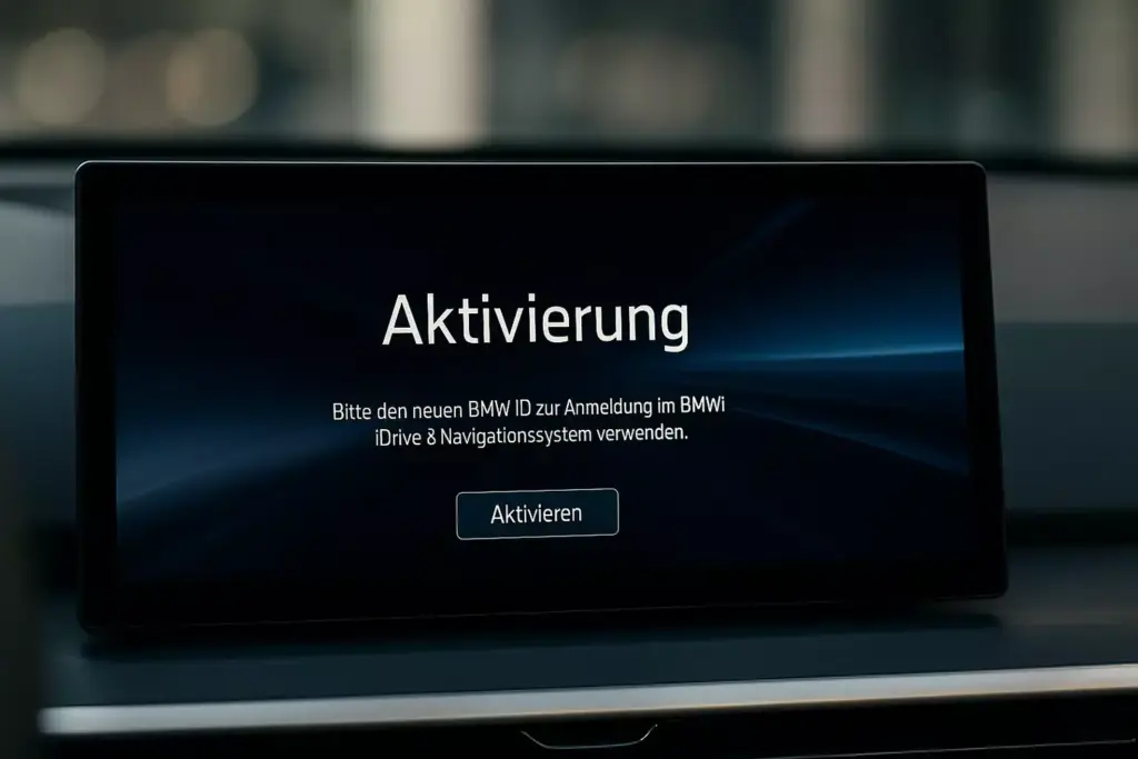BMW iDrive 8 Navigation aktivieren
