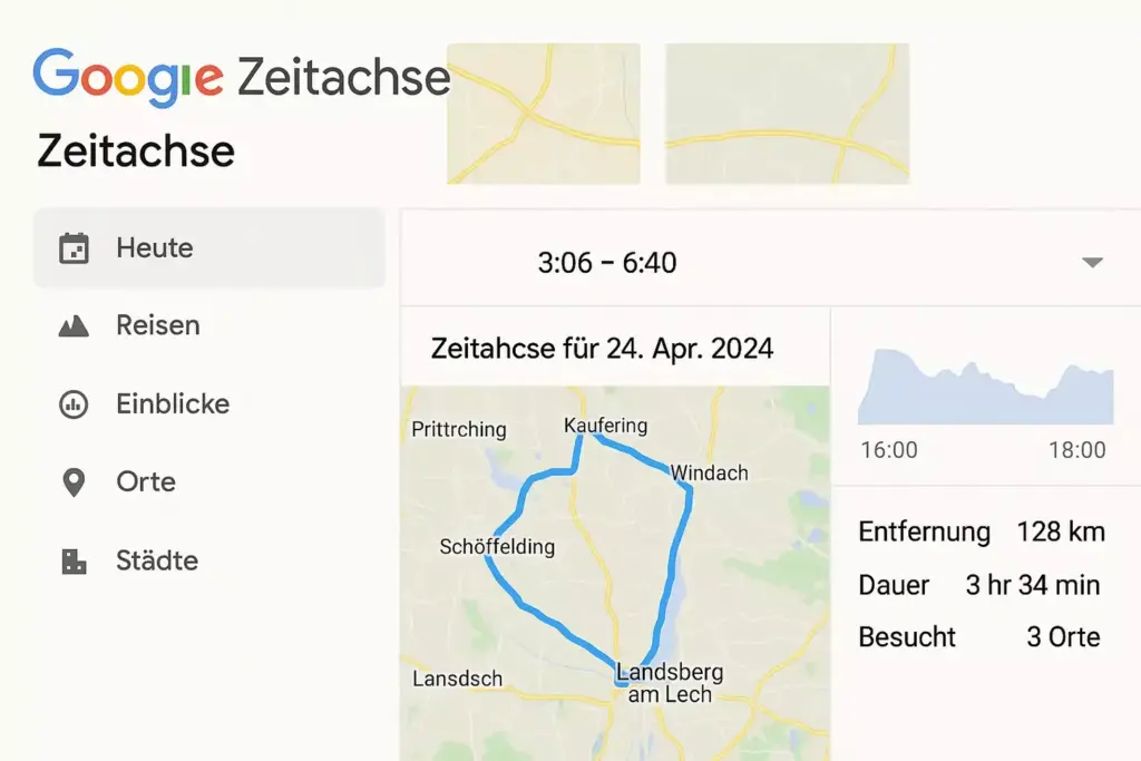 Google Maps Timeline