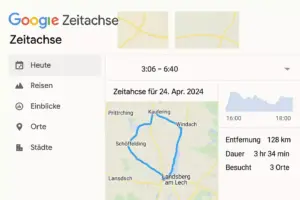 Google Maps Timeline
